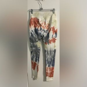 Spiritual Gangster Love Sculpt Seamless Legging in Seascape Spiral Tie D…